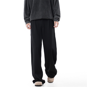A408-24K86061-P55-X79-M-3XL 秋冬款宽松美式hiphop垂感直筒长裤图片