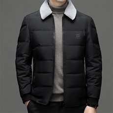 CG72801钱塘2020-2冬季厚款商务休闲中年男士毛领羽绒服P195，男装羽绒服，钱塘207-2