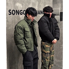 网图美潮骑兵服boxy正肩版硬汉工装夹克棉服外套W1879/特P90，男装夹克，电商B350