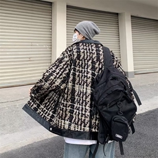 小香风外套男春秋款美式编织小香风高街潮Y804P75，男装夹克，星座1116-2