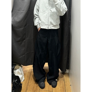 港风 cleanfit解构休闲裤西裤微喇长裤A014-DY25017-P60控88图片