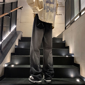 8XL-M美式渐变色特大码牛仔裤男加肥加大码重工艺 K909P50控价68图片
