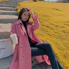 数据未测2021春秋装新款呢大衣女Z333P175K258，女装毛呢外套，浙宝296A