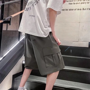 男春夏季新款时尚潮流休闲裤斜纹工装短裤KD10P30图片