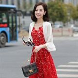 纯色百搭蝙蝠袖2022年夏季五分袖开衫短外套，女装短外套，婵米儿