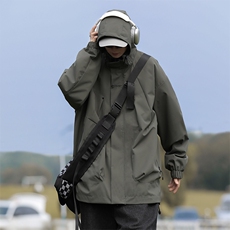 冲锋衣外套男士秋冬季日系潮牌户外机能工装夹克上衣W7930-P58，男装夹克，星座512-4