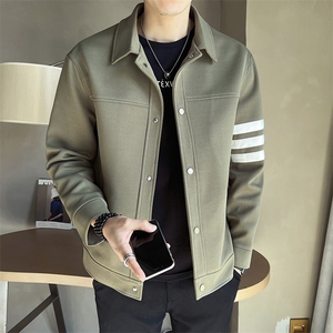 店主风~秋季新款三条杆设计休闲夹克外套 K371/P100图片
