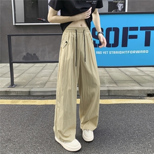 ！2025夏季新款男士直筒宽松休闲裤冰丝长裤310A-4-KZ93-P35