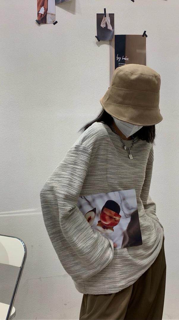 慵懒风宽松上衣，其它，Alissa Lin