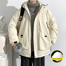 2023冬上新加绒加厚羽绒服简约冲锋衣外套男女8301-P220控价318，男装羽绒服，电商A441-1