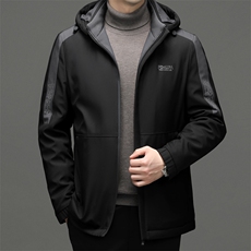 DMF236钱塘2020-2冬季厚款商务休闲简约中年男士棉服货稳P112，男装棉衣，钱塘207-2