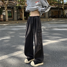 高街牛仔裤男士韩版潮流大口袋帅百搭2025春季ins长裤RK2433-P45，男装牛仔裤，星座412-2