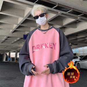 抖音得物高品质重磅二开全棉阔版支持退换 360克插肩圆领卫衣0103图片