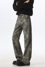 特批无差价加厚皮裤迷彩色修身微喇休闲裤男女同款822/P58，男装皮裤，星座902A