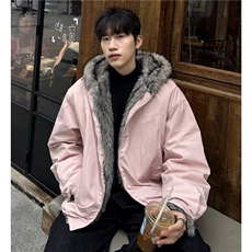 毛领派克棉服男冬季美式棉衣外套加厚保暖棉袄12252-P108，男装棉衣，电商C307