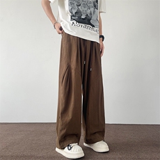 2025春季日系简约宽松休闲裤男潮牌直筒工装裤现货K7840-P40，男装休闲裤，星座512-3