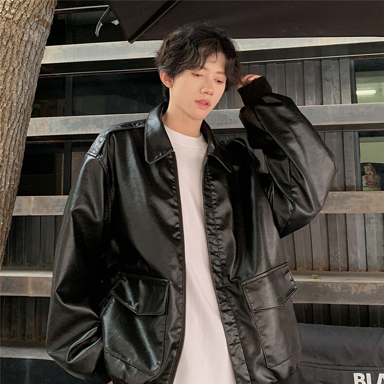 档口图现货加厚加棉皮衣飞行员外套1209-1-JK19-P90主推可谈，男装皮衣，星座1209-1