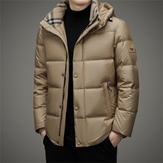 BHYL9220钱塘2020-2冬季厚款商务休闲保暖百搭中年男士羽绒服P280，男装羽绒服，钱塘207-2