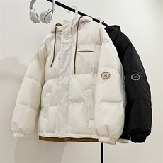 2025防水小牛津连帽冲锋棉衣棉服棉袄三防面包服1606-P80，男装棉衣，星座207