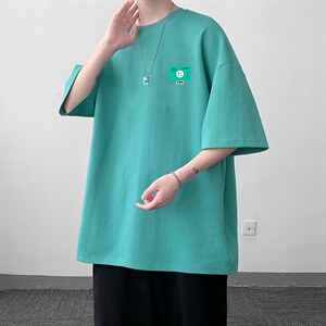 DX17264-P20 纯棉短袖t恤男大码半袖打底衫宽松体恤衫 大皂风图片