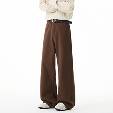 男女基础款牛仔裤重磅水洗港风宽松直筒牛仔裤xz405-k2015-p65，男装牛仔裤，星座405