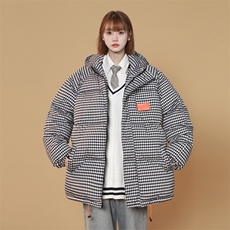 2025冬装加厚棉衣女宽松棉服连帽面包服棉袄外套3332-P100-控148，男装棉衣，星座207