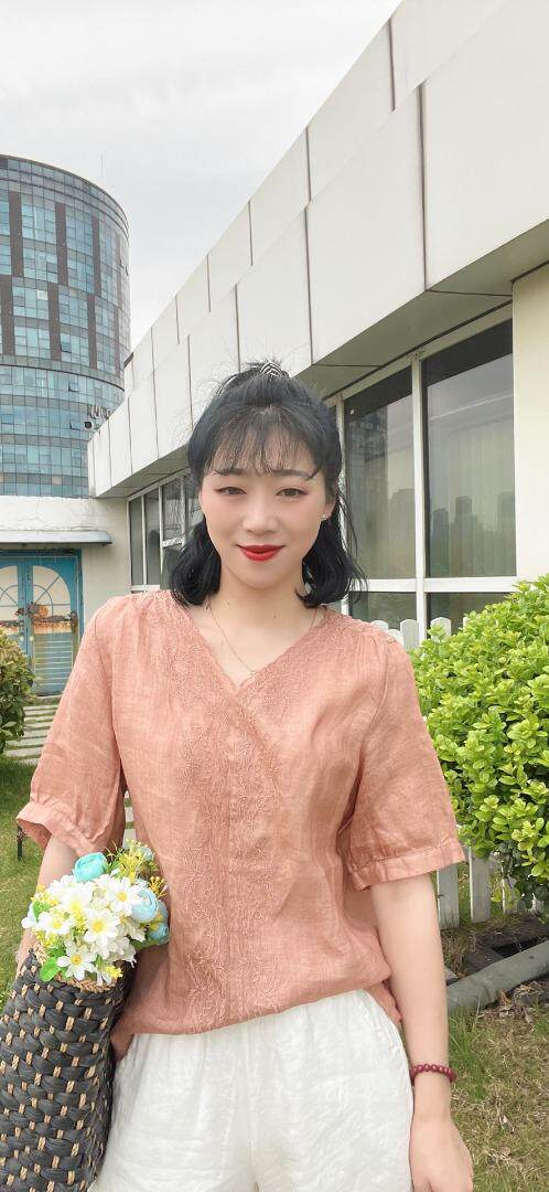 纯苎连衣裙小衫裤子裙子衬衣 时尚风 风淑女风休闲风，女装连衣裙，川哲