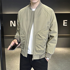 703-C16-P105秋冬男士拼接立体大口袋棒球领夹克衫加棉衣外套，男装夹克，星座703-1