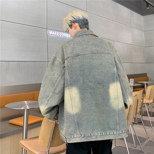 25新款抖音品质男士水洗工装牛仔夹克外套上衣N1077/P98/168图片