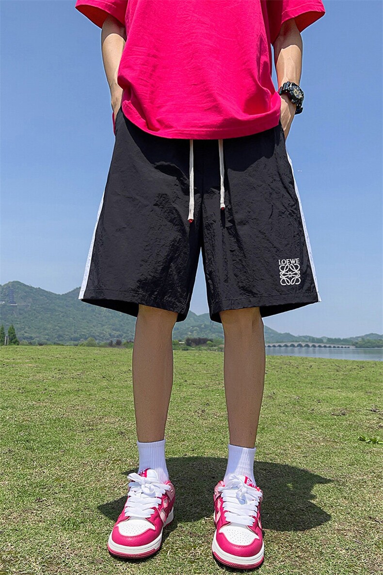 抖音直播得物高品质多巴胺冰丝速干薄款沙滩裤运动短裤K607P28,男装牛仔裤,电商C408(原B339-1)