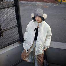 现货美式高街休闲夹克冬季立领纯色三防户外工装加厚棉服外套，男装夹克，电商A443