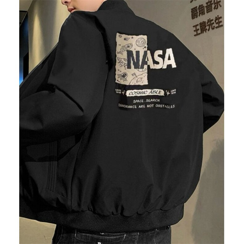潮牌棒球服男女春秋冬季加厚飞行夹克棉服情侣外套MSS735,男装夹克,星座1116A（原606A-3）