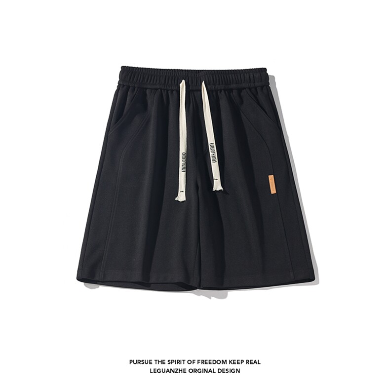 2024夏季新款白底大码菠萝格立体结构短裤M-5XHK24315-特P25，男装牛仔裤，电商A022