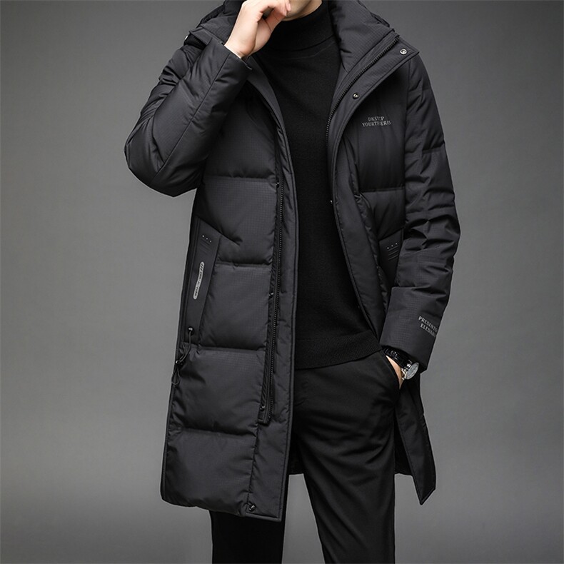 B2152钱塘2020-3羽绒服继续帽可脱卸90白鸭绒男装羽绒服P295,男装羽绒服,钱塘207-3