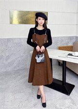 秋季时尚连衣裙，女装连衣裙，亿炫(5F)