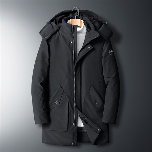 主推 90%白鸭绒M-8XL大码中长羽绒服 109-2199-P205图片