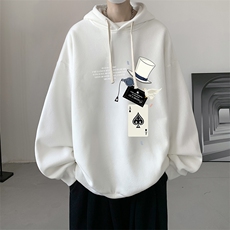 8XL连帽卫衣男大码胖子帽衫大号运动服WY2373-P35，男装卫衣，电商A040