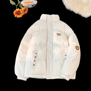 2025  立领皮标棉衣棉服小牛津防水面料拼接棉袄面包服  1609-P75图片