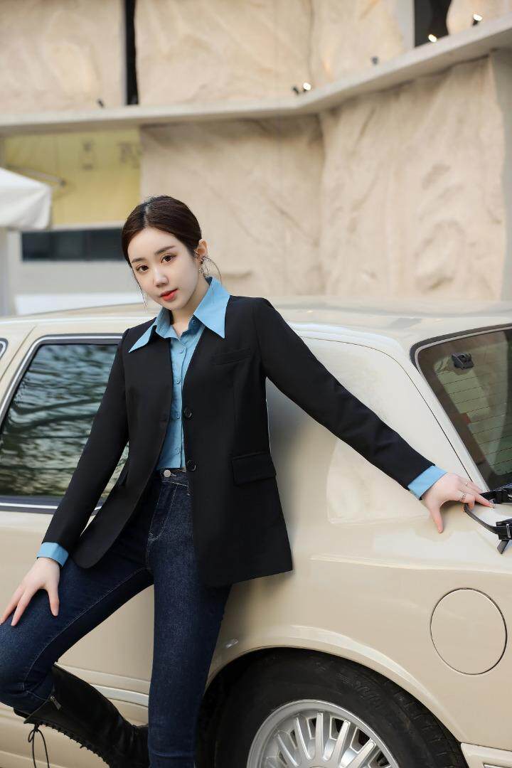 春款西装2色4个码，女装西装，鸿依恋