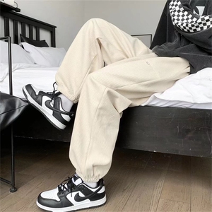 日系工装裤男春秋潮牌休闲阔腿长裤子K7067P33图片