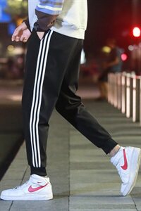 主推大货加绒加厚宽松休闲裤 大码货足188-1P40图片