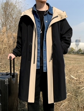 4W件长年大货冲锋风衣男中长款大衣男F996薄P95加棉P115外景A，男装风衣，星座401