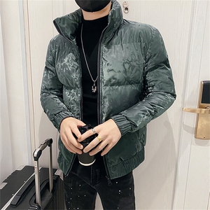312A-5-607-P125 冬季社会小伙立领棉衣韩版潮流棉服A图片