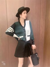 欧版拼接上衣，其它，芭娜美纳