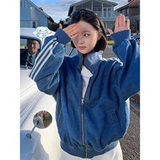 2026春秋新款开衫卫衣潮牌立领夹克宽松休闲运动外套男女生，男装夹克，星座601-1