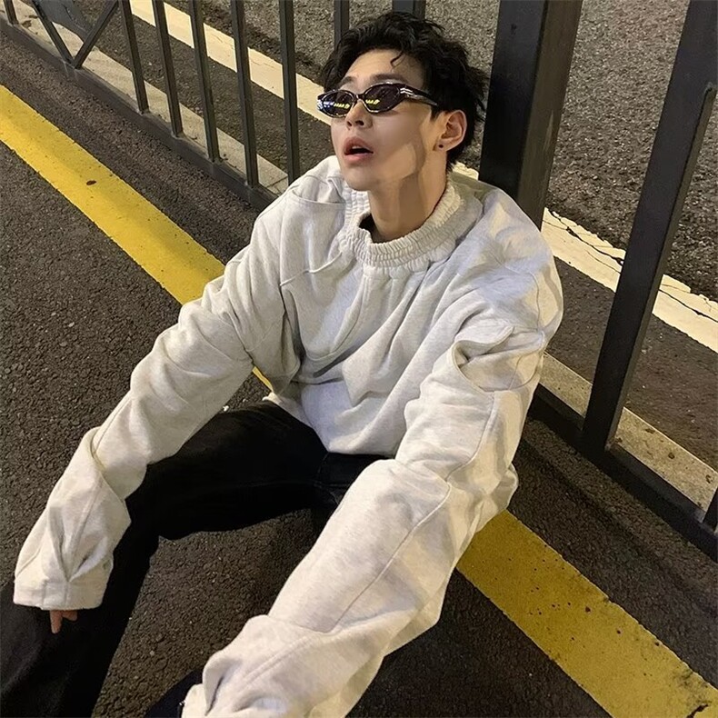 卫衣男潮ins港风潮流圆领EG105P55,男装卫衣,星座1116-2