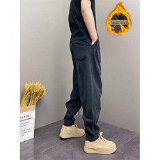 网图！秋季上新基础款休闲黑色长裤百搭-LK80173JR-特批45，男装休闲裤，电商A061