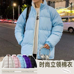 情侣面包服潮牌棉服男女加厚冬季外套轻薄防寒服棉袄M0812-P75图片