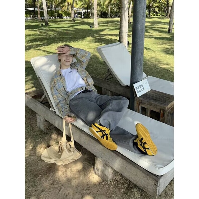男格纹长袖衬衫翻领潮流新款潮格子春秋季日系CS283-P33,男装衬衫,星座208-5
