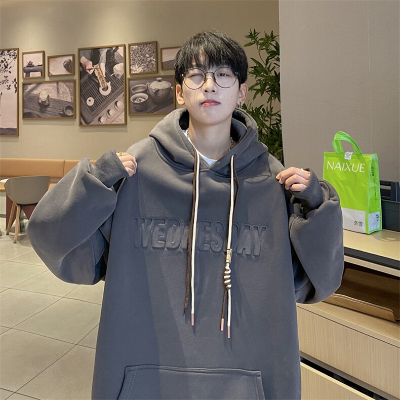 抖音品质港风重磅工艺烫印潮流立体钢印字母卫衣LMWY03-P55,男装卫衣,电商B325